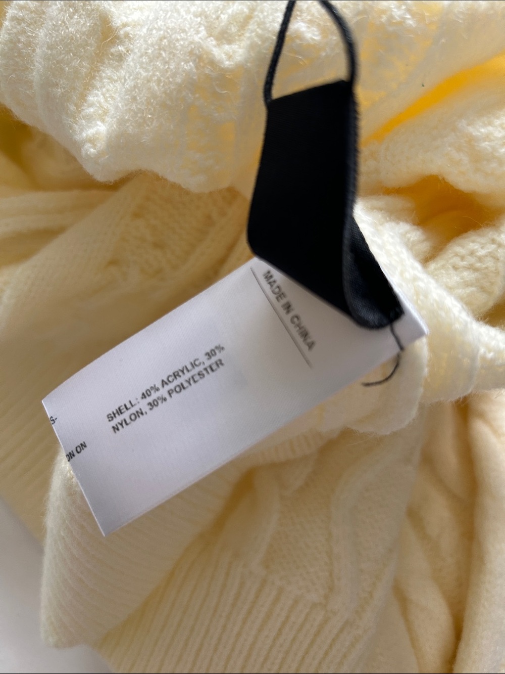 NWT - Cider Cream Multi-Cable Knit Pullover - Picture 15 of 15